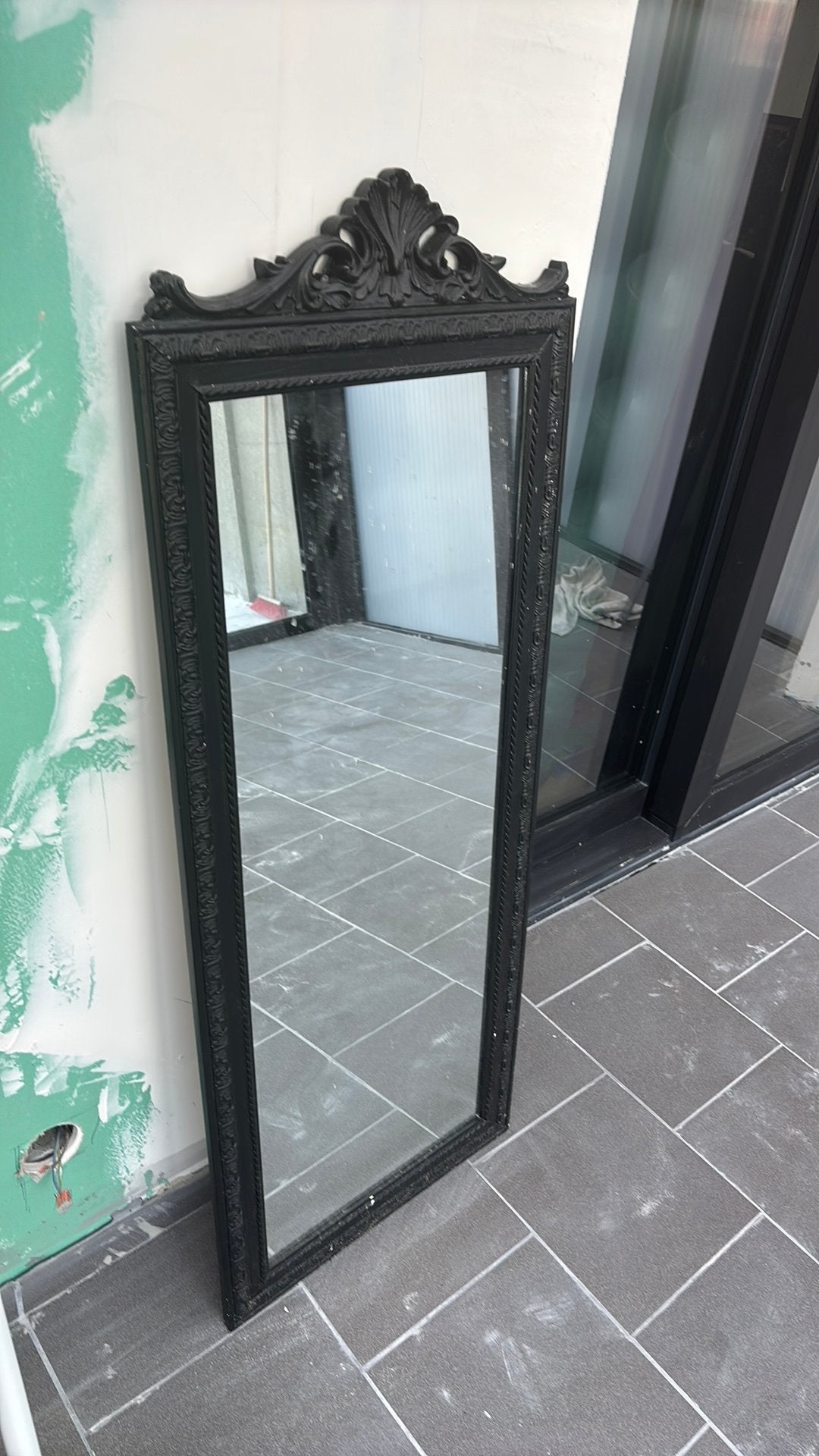 black mirror for dressing, Ophalen