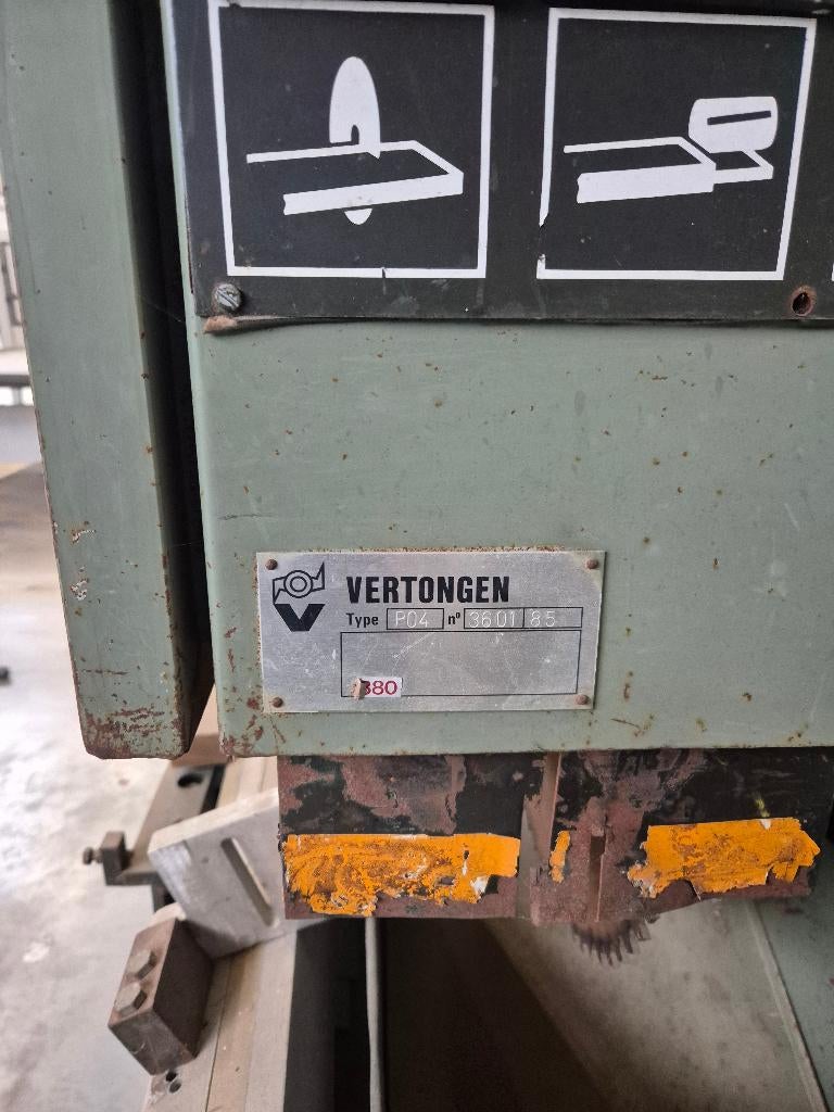Vertongen pennenbank, Ophalen