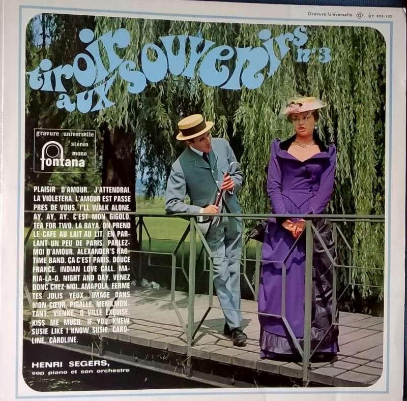 LP Tiroir aux souvenirs n 3 Henri Segers,, Ophalen of Verzenden, Zo goed als nieuw, 12 inch