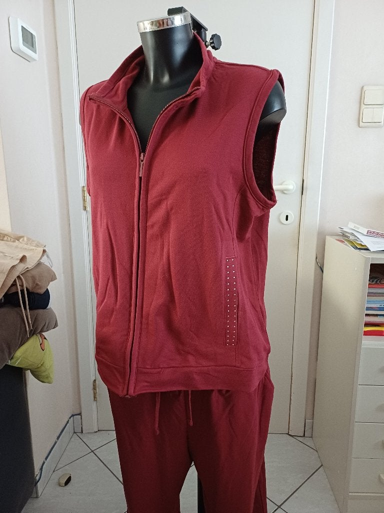 dames huispak broek en body  zonder mouwen maat large, Kleding | Dames, Ophalen of Verzenden, Zo goed als nieuw, Maat 42/44 (L)