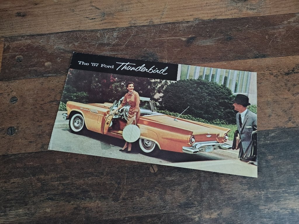 Folder: Ford Thunderbird (1957), Livres, Autos | Brochures & Magazines, Ford, Envoi