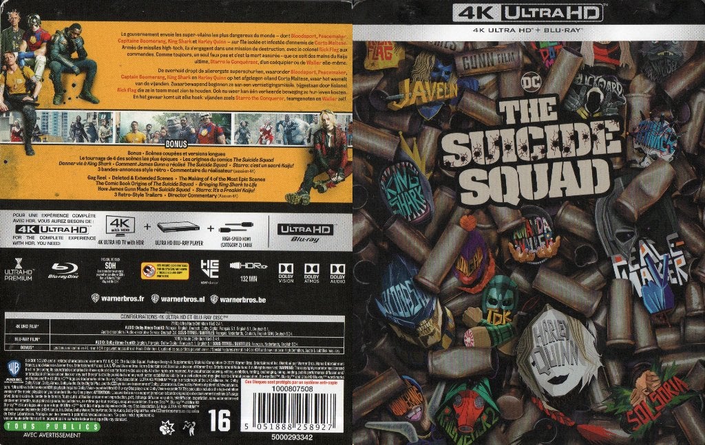 the suicide squad "steelbook" (4k ultra-hd + blu-ray) neuf, Enlèvement ou Envoi, Néerlandais, Film, Science-Fiction et Fantasy