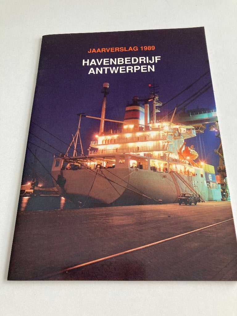 " Havenbedrijf Antwerpen " Jaarverslag 1989, 20e eeuw of later, Havenbedrijf, Ophalen of Verzenden, Zo goed als nieuw