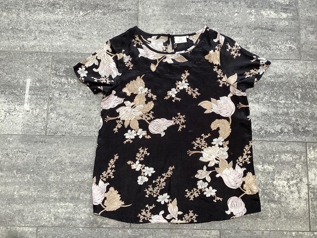 Blouse / shirt Kaffe L, Kaffe, Zwart, Maat 42/44 (L), Ophalen of Verzenden