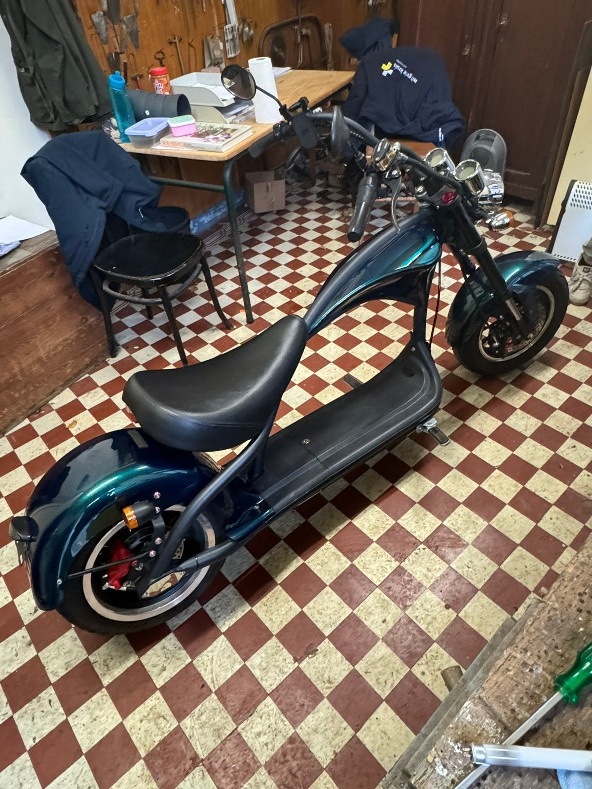 Mangosteen m1 e chopper, Vélos & Vélomoteurs, Autres marques, Enlèvement, Utilisé, Électrique