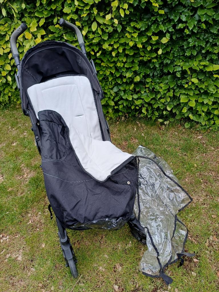 Buggy chicco liteway met regenhoes en warme voetenzak., Enlèvement, Utilisé, Autres marques, Couverture pieds