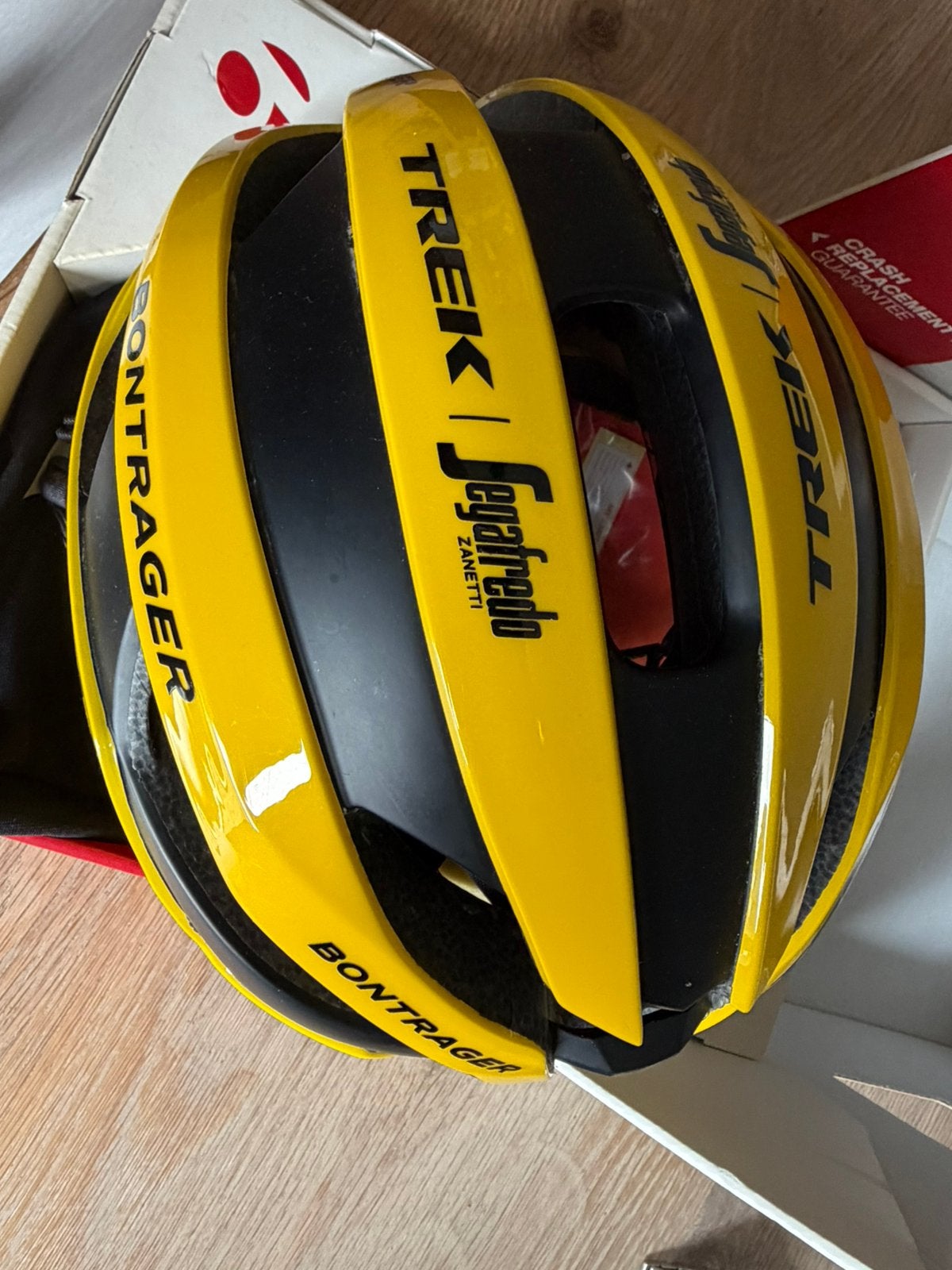 Trek Segafredo TDF ploegenklassement originele helm, Fietsen en Brommers, Ophalen, Nieuw, S, Heer of Dame