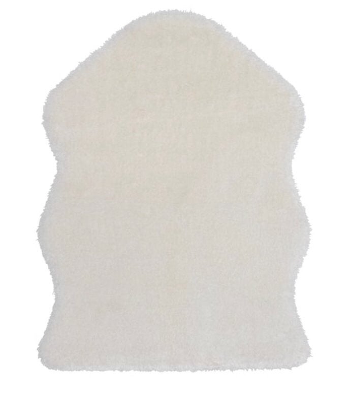 2 VLOER BEKLEDİNG SCHAPENVACHTEN, 50 tot 100 cm, 2 vloerbekleding, Wit, Zo goed als nieuw