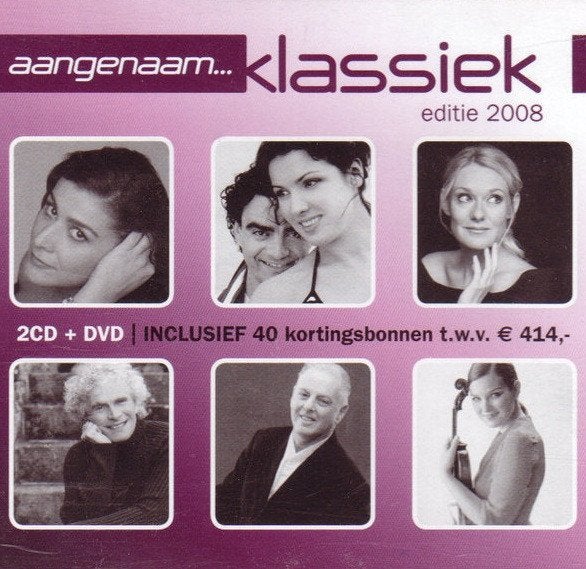 SALE--CD VARIOUS-Aangenaam Klassiek 2008 Cd1+2, Verzenden
