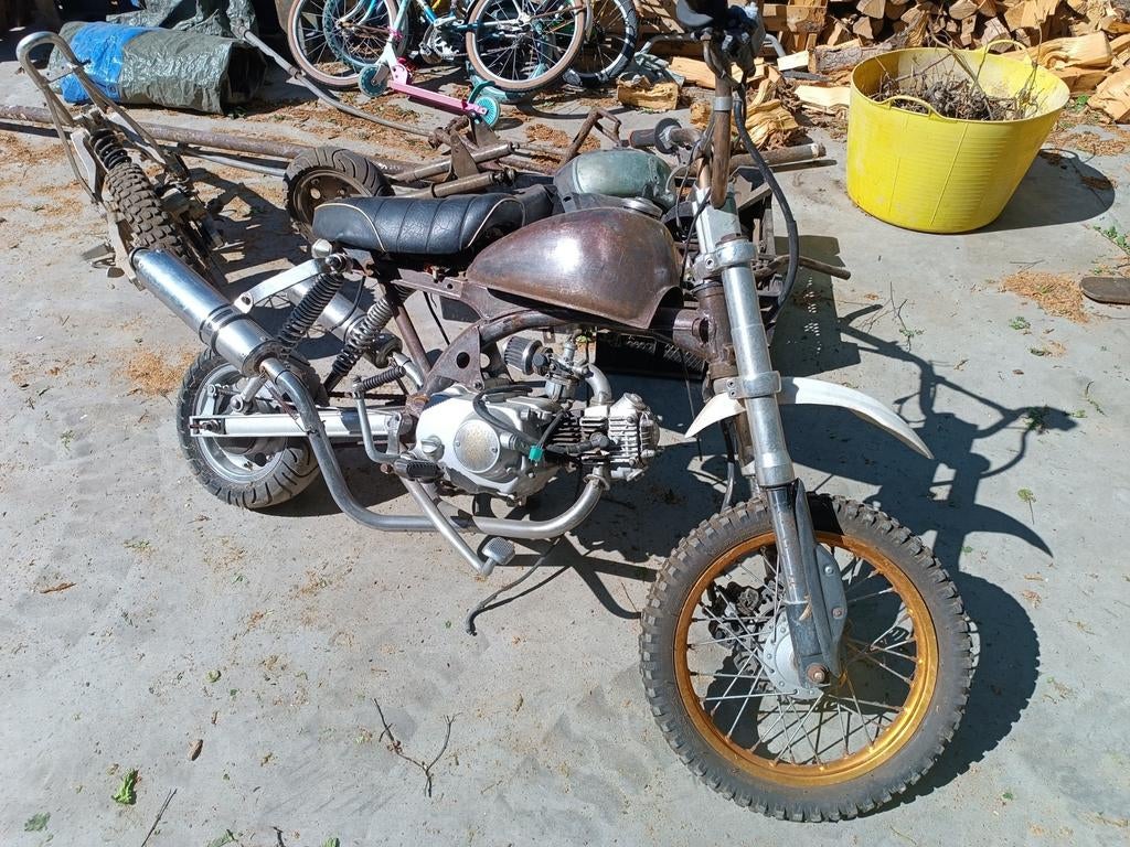 Lifan monkey project pitbike onderdelen 50cc, Fietsen en Brommers, Brommeronderdelen | Algemeen, Ophalen, Uitlaat