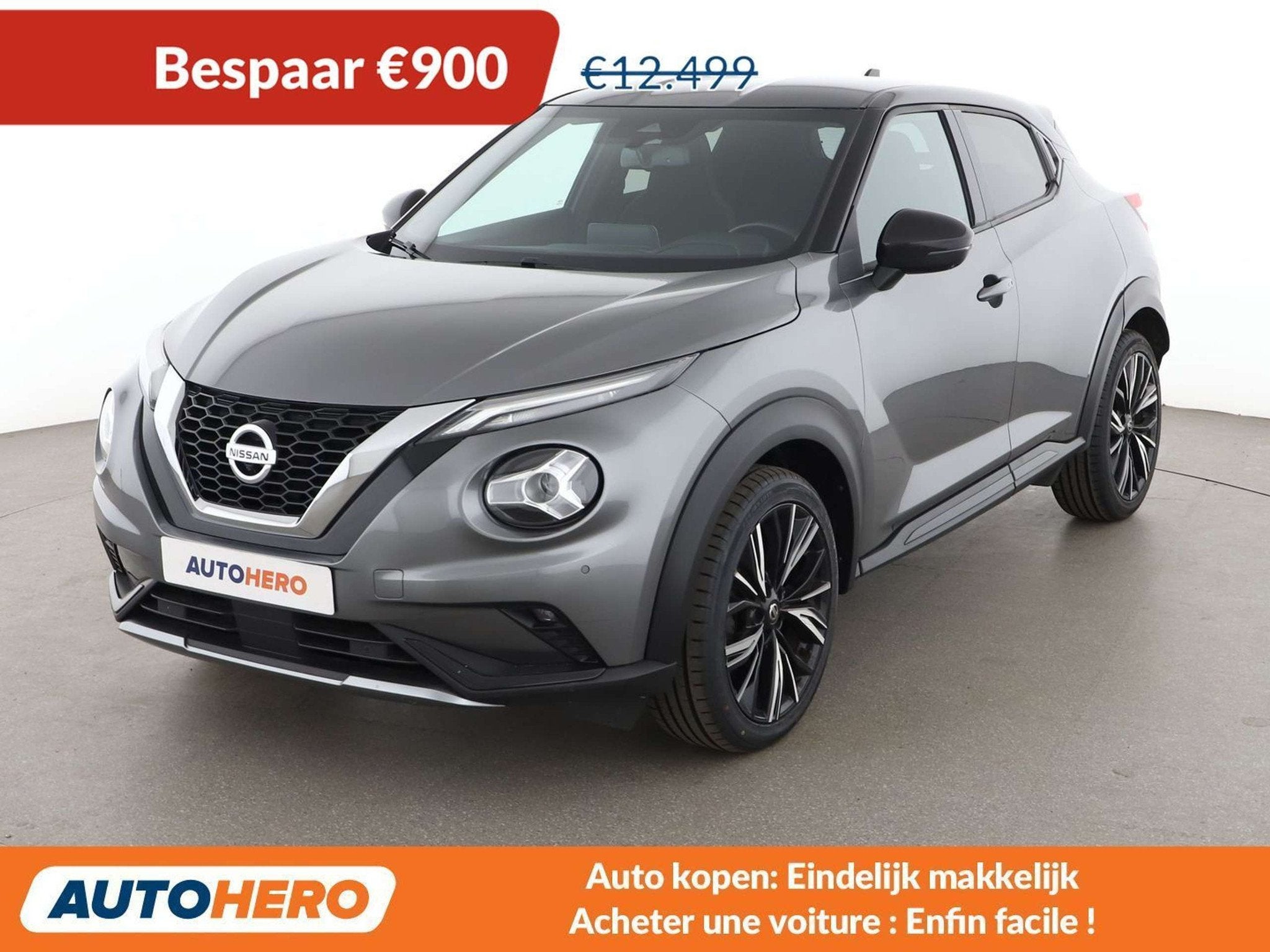 Nissan Juke 1.0 DIG-T N-Design, Autos, Nissan, Argent ou Gris, Achat, https://public.car-pass.be/vhr/39126afb-4750-44ff-8a05-ddab23cf6297