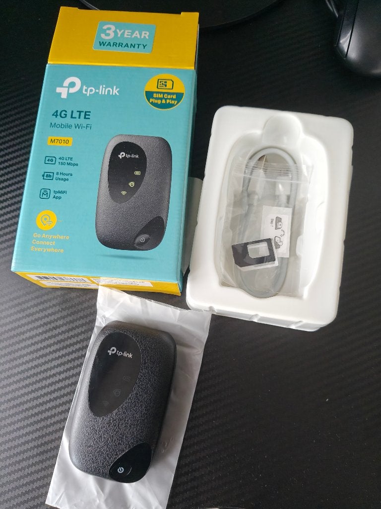 TP-Link M7010 - MiFi Router, Computers en Software, Ophalen of Verzenden, Zo goed als nieuw, Router met modem, TP-Link