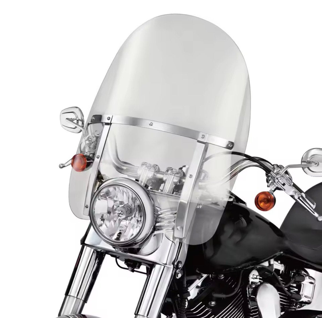 TCMT Motorwindscherm Harley Road King FLHR 1995-2025 Helder, Motoren, Ophalen of Verzenden, Nieuw