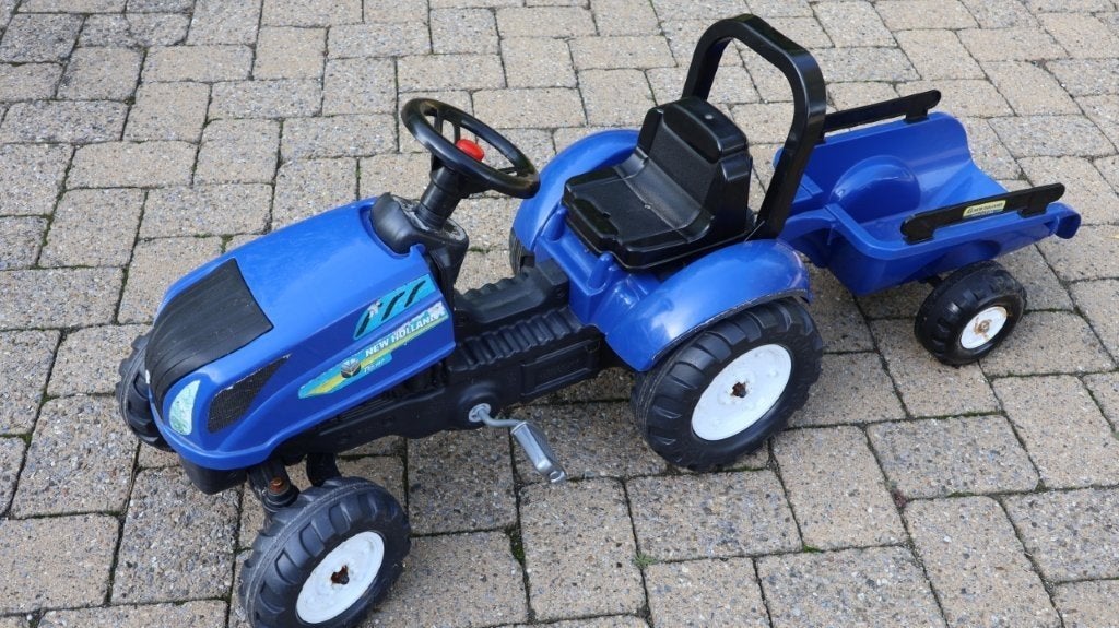 Traptractor met kar New Holland, Ophalen, Gebruikt, Overige merken, Met kar of aanhanger