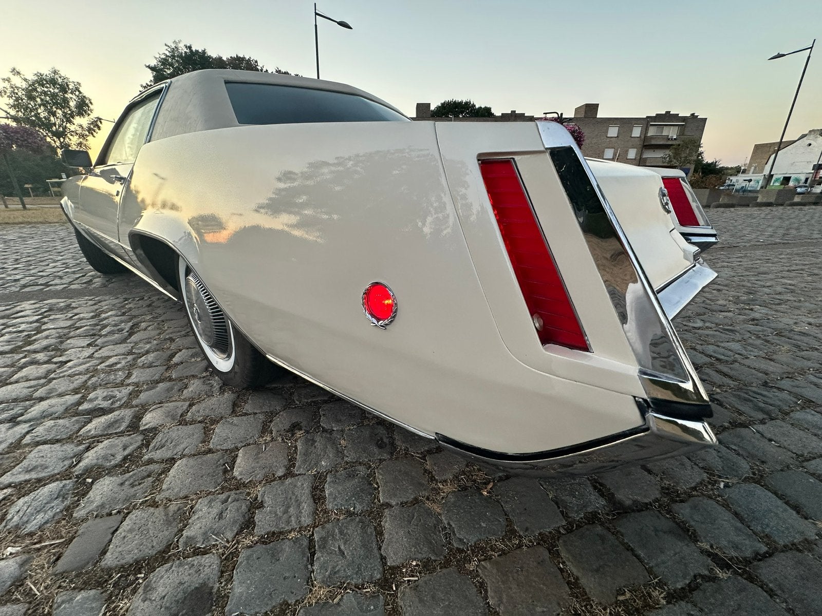 Cadillac Eldorado 1969, 8 cilinders, 7700 cc, Leder en Stof, Wit