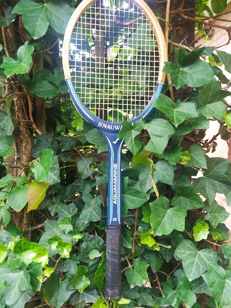 tennistas+tennisrackets Snauwaert(hout)+tennisgids, Enlèvement ou Envoi, Utilisé