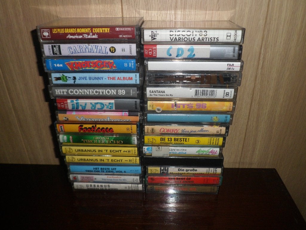 gevraagd cd 50 +1 jukebox ((te koop cassettebandjes)), Enlèvement