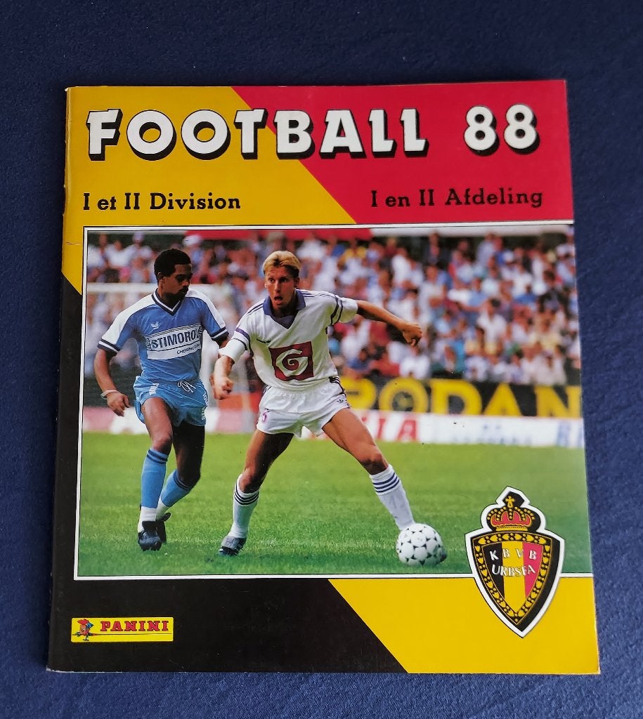 Panini sticker album ' Voetbal Belgium 1988 ' - volledig -, Verzamelen, Sportartikelen en Voetbal, Ophalen of Verzenden, Zo goed als nieuw