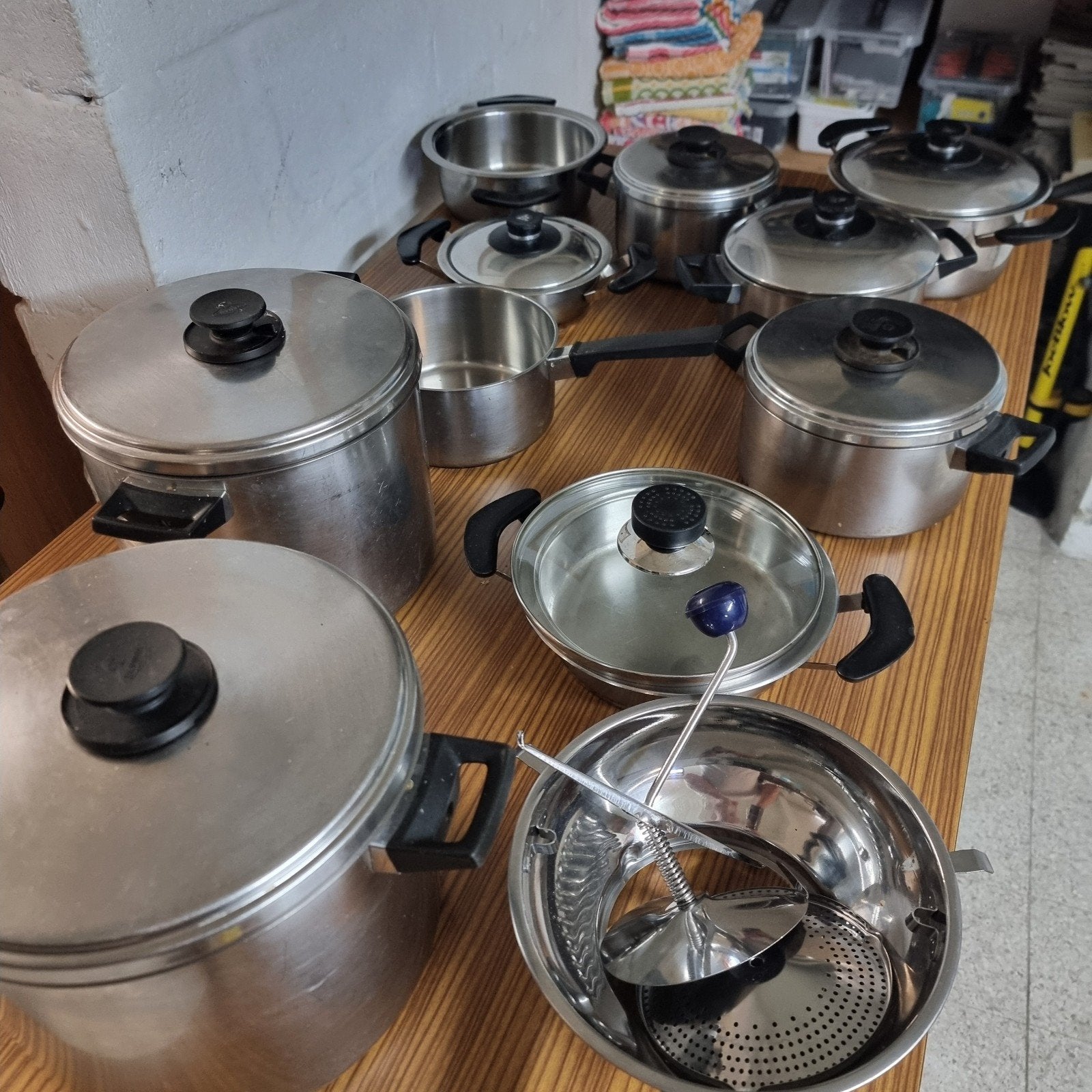 kookpannen, Enlèvement, Utilisé, Inox