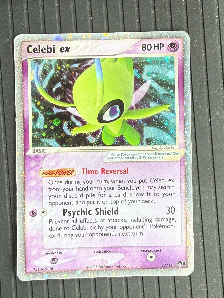 Celebi Ex POP2 17, Hobby en Vrije tijd, Verzamelkaartspellen | Pokémon, Ophalen of Verzenden, Zo goed als nieuw, Losse kaart, Foil