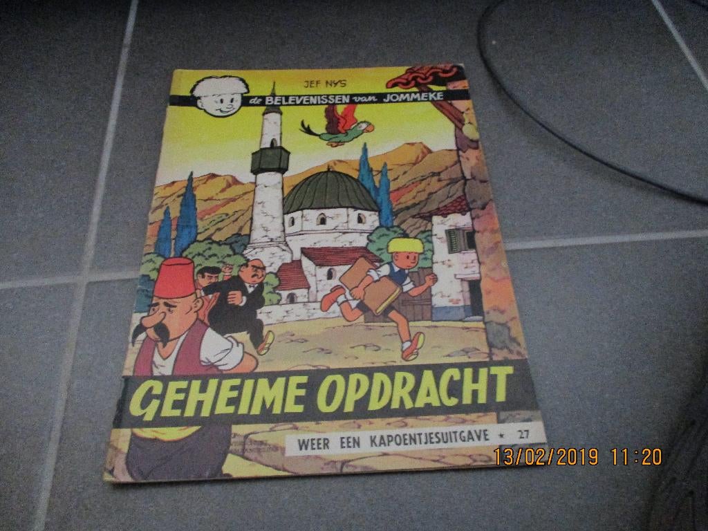 Jommeke zwart-witte covers deel 1, Meerdere stripboeken, Ophalen of Verzenden, Gelezen, Jef Nijs