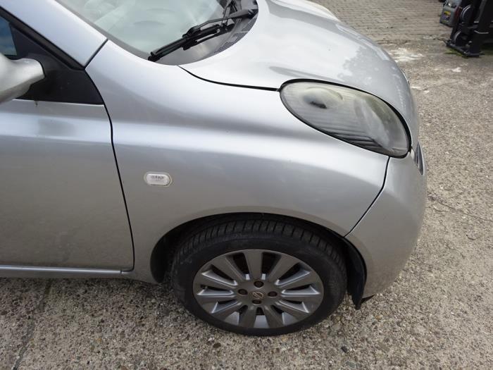 Aile avant droite d'un Nissan Micra CC (KY0), -, 3 mois de garantie, Utilisé, -