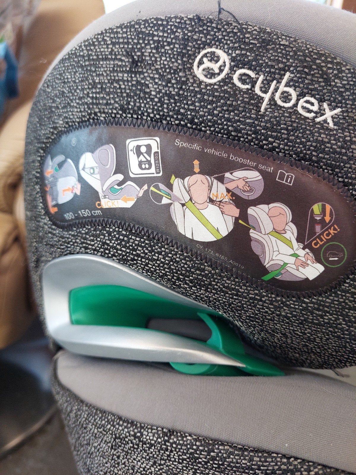 Cybex platinum solution z i fix, Gebruikt, Afneembare rugleuning, Isofix, Ophalen
