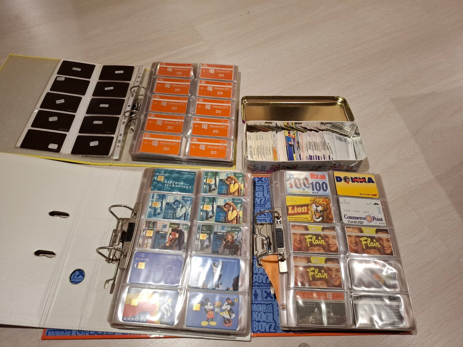 telefoonkaarten, Collections, Enlèvement
