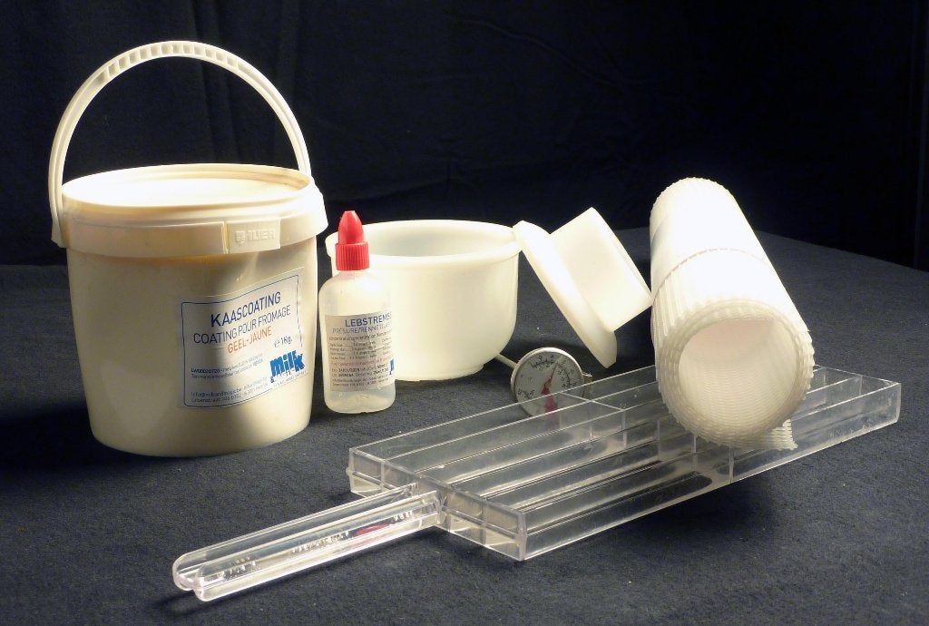 Kaas maken startset (met nieuwe pot coating!), Ophalen of Verzenden, Gebruikt