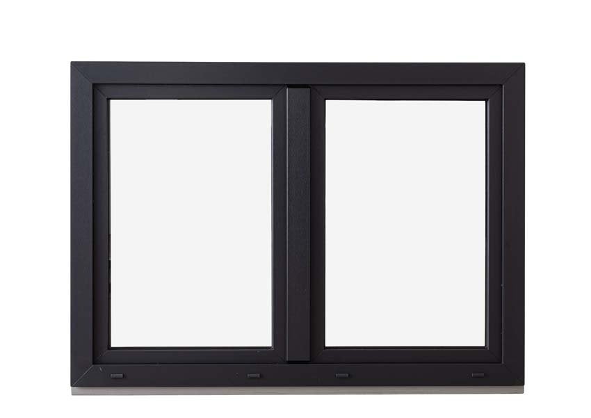Châssis pvc H 1000x L 1900 double ouvrant anthracite 7016, 75 à 150 cm, Enlèvement, Autres matériaux, 150 à 225 cm
