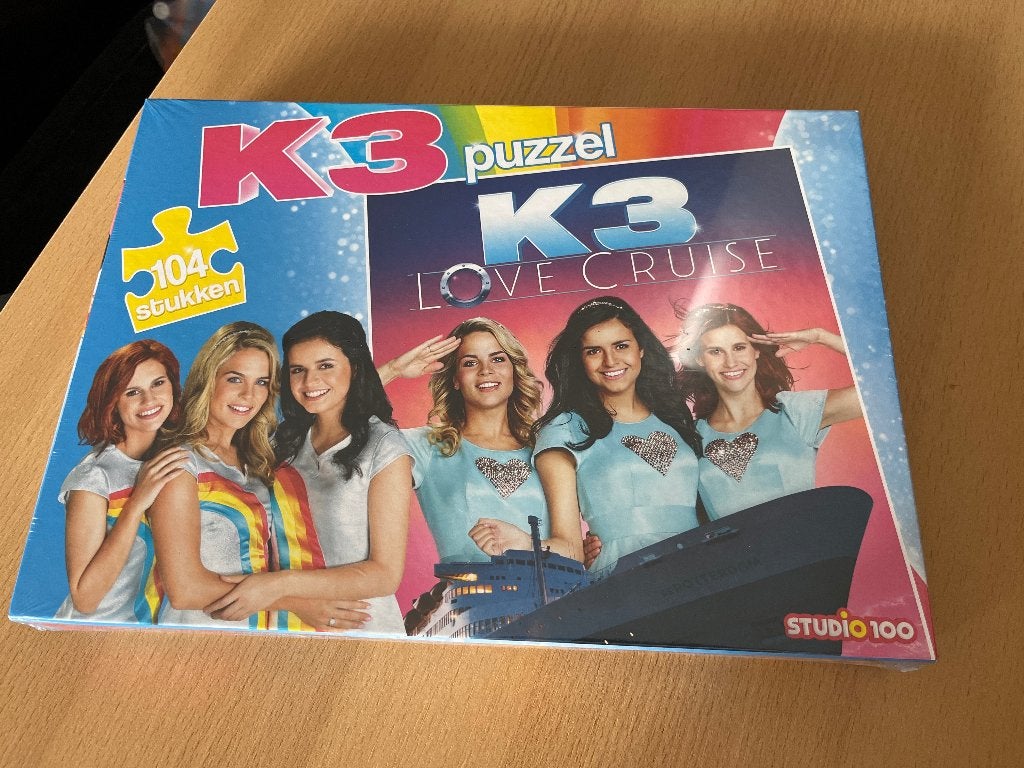 Puzzel K3 Love cruise 104 stukken, Kinderen en Baby's, Ophalen, Meer dan 50 stukjes, Nieuw, 6 jaar of ouder