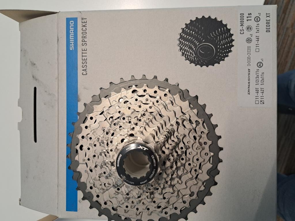 Shimano Cassette, Ophalen