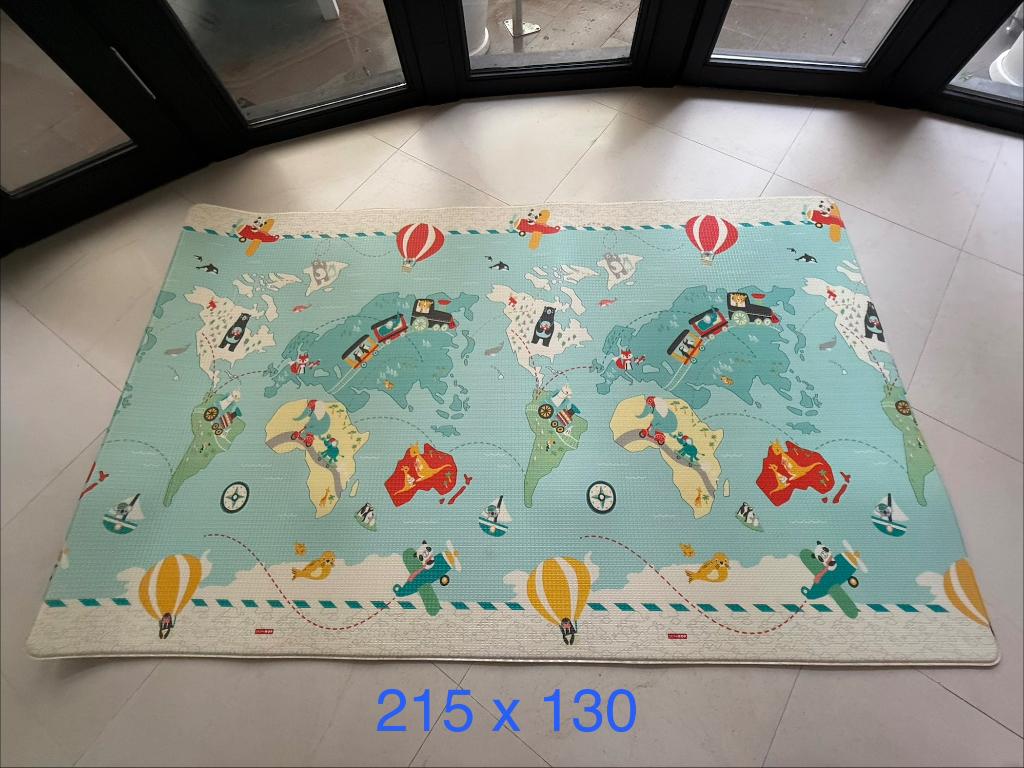 Tapis de jeu et d'éveil - réversible - Little Travellers, Ophalen, Gebruikt, Babygym