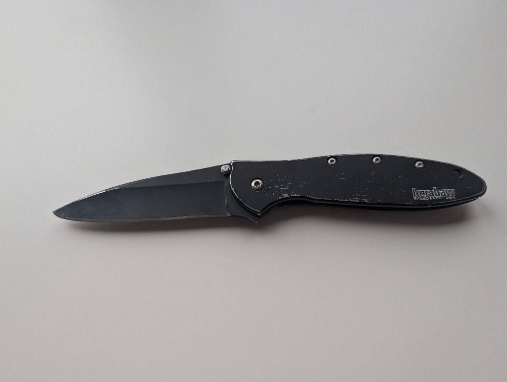 kershaw leek zakmes, Ophalen of Verzenden, Zo goed als nieuw