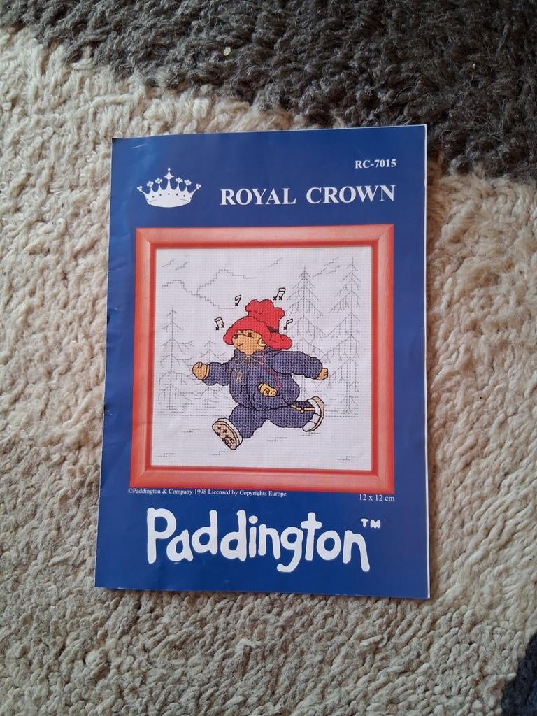 Borduurpatroon Beertje Paddington, Hobby & Loisirs créatifs, Broderie & Machines à broder, Enlèvement ou Envoi, Patron