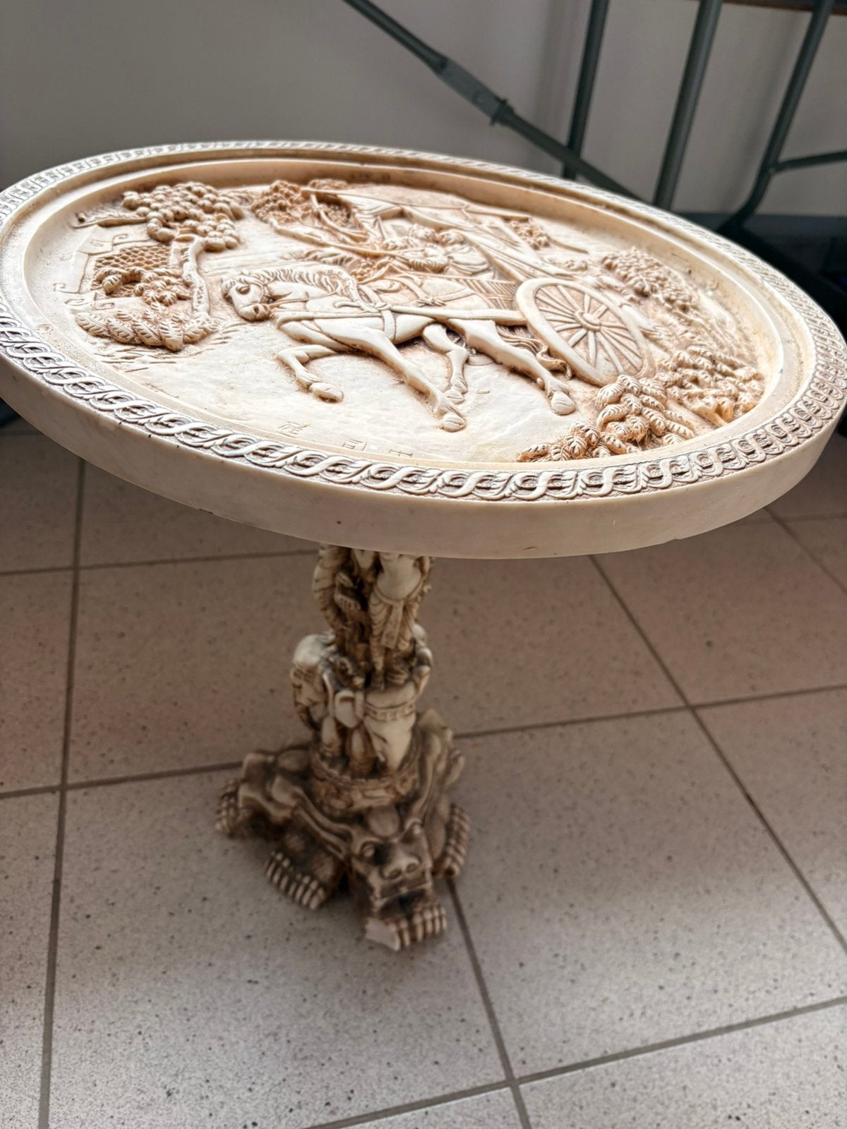 *** Table d'appoint en ivoire des années 1960-70***, Maison & Meubles, Enlèvement, Comme neuf