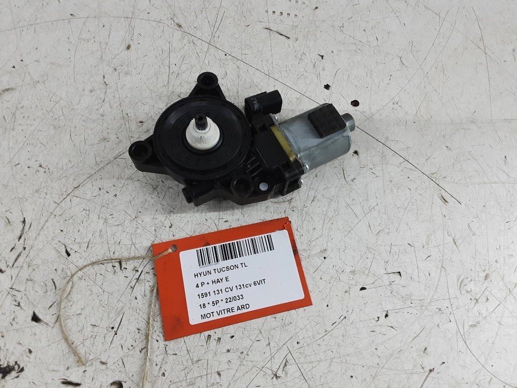MOTOR RAAMMECHANIEK RECHTS ACHTER Tucson (TL) (83460D7000), Gebruikt, Mevr. I. Hauben, Achter, Hyundai