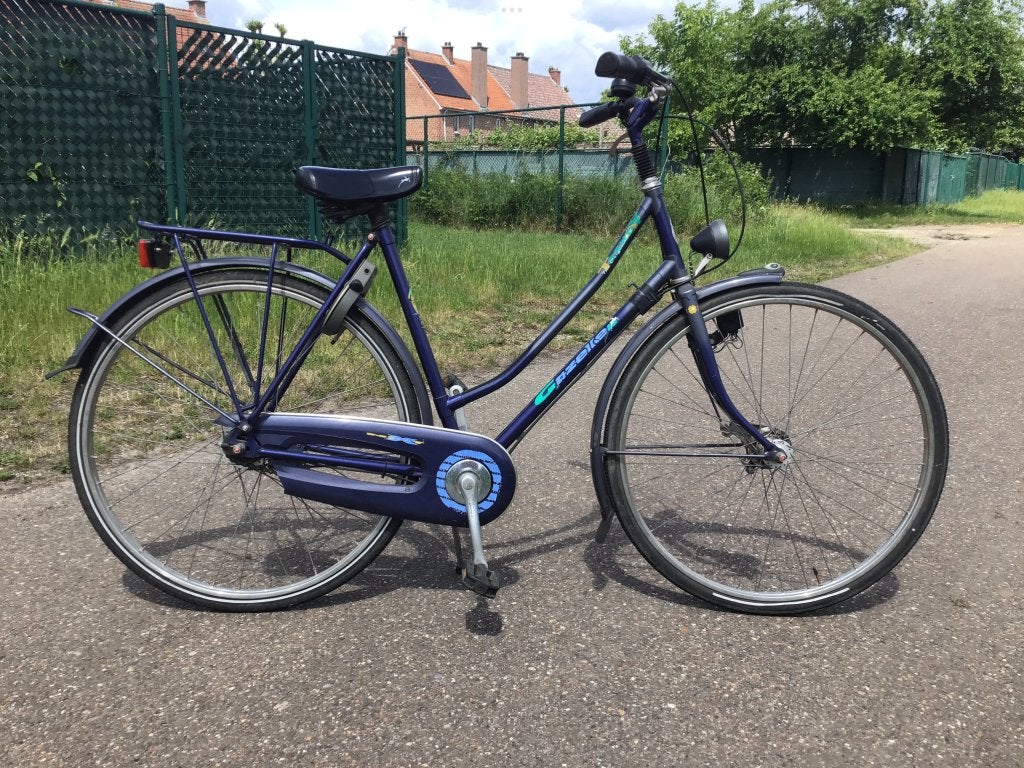 Damesfiets, Ophalen