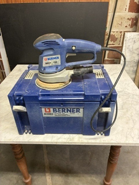 Berner schuurmachine, Ophalen, Gebruikt, Excentrische schuurmachine