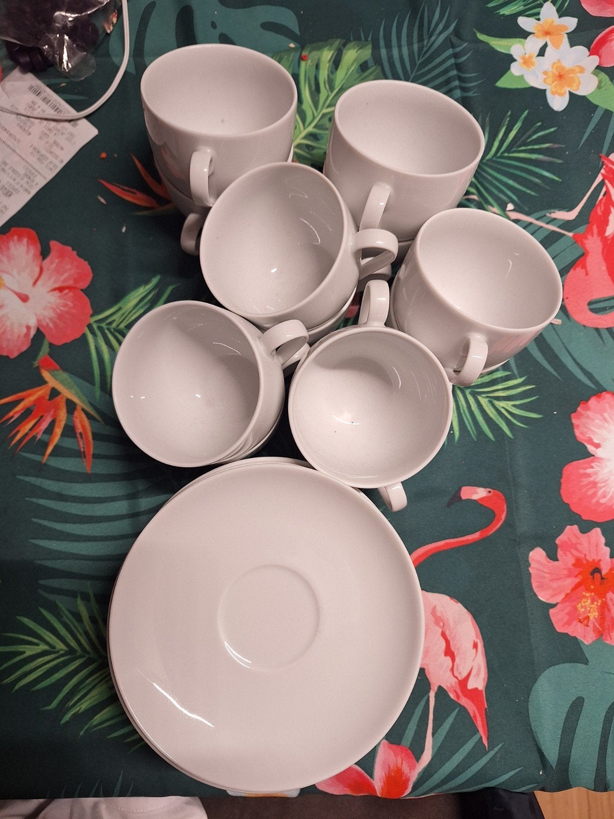 ensemble complet et neuf de tasses et sous-tasses Kahla, Antiek en Kunst, Ophalen