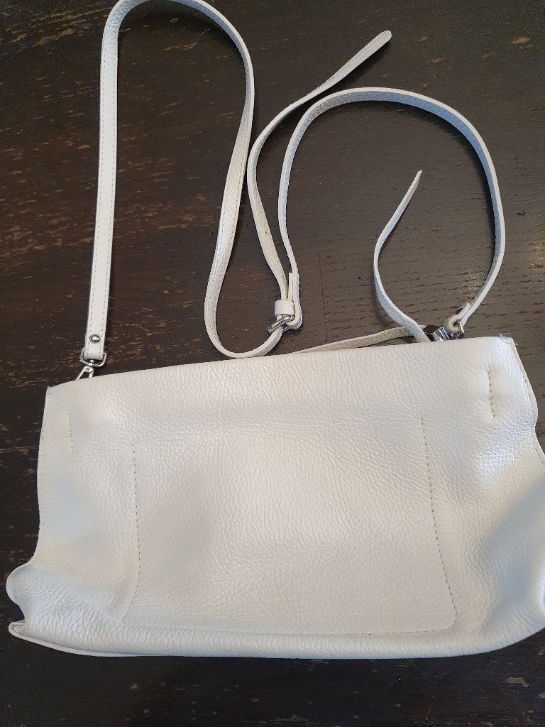 witte handtas, Ophalen, Zo goed als nieuw, Wit, Handtas