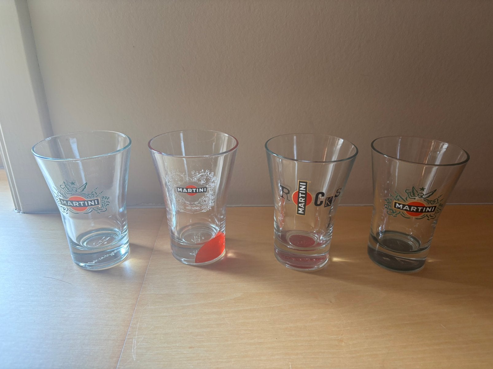4 verres à martini, Collections, Enlèvement ou Envoi, Comme neuf