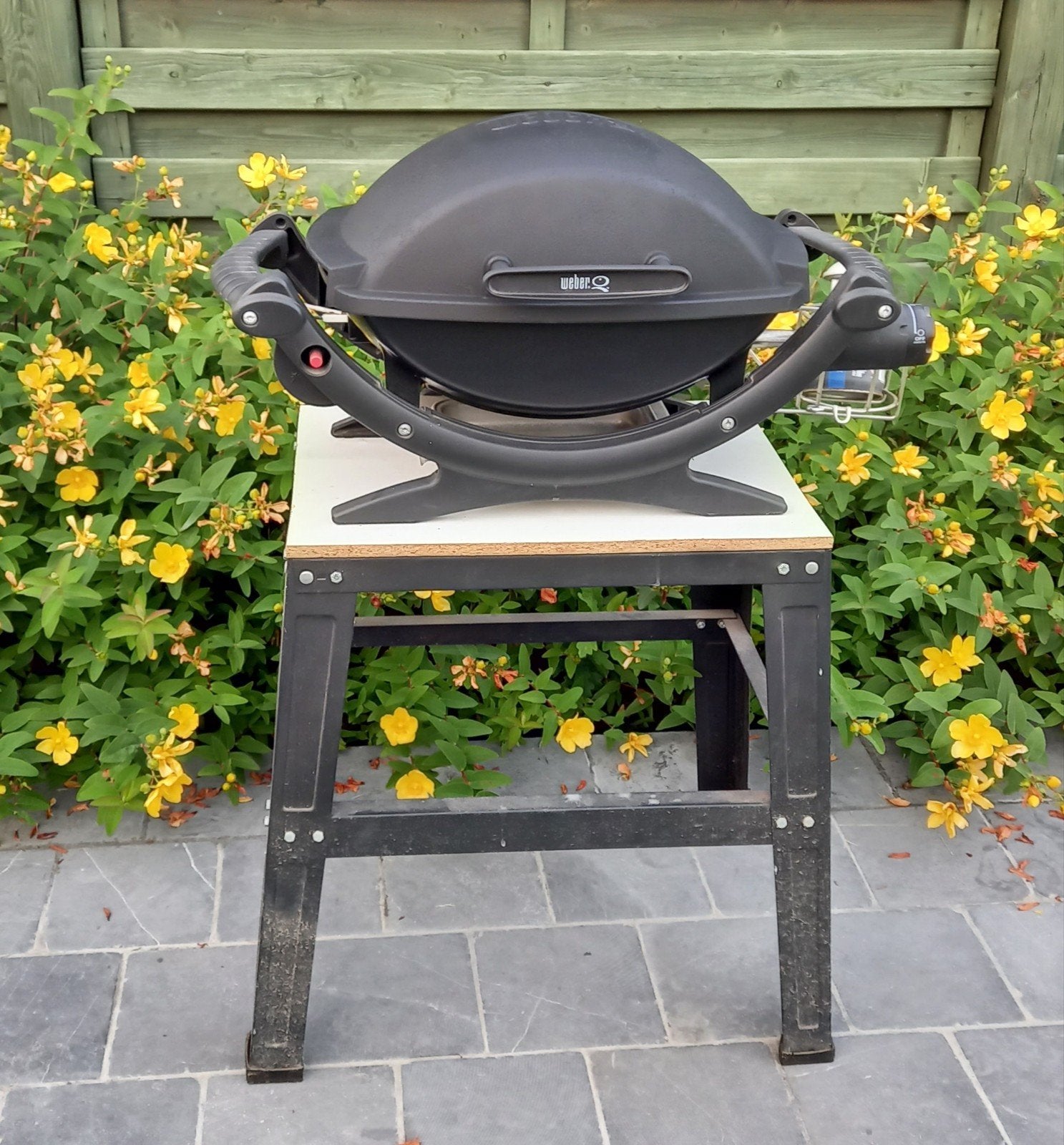 Weber gasbarbecue, Ophalen