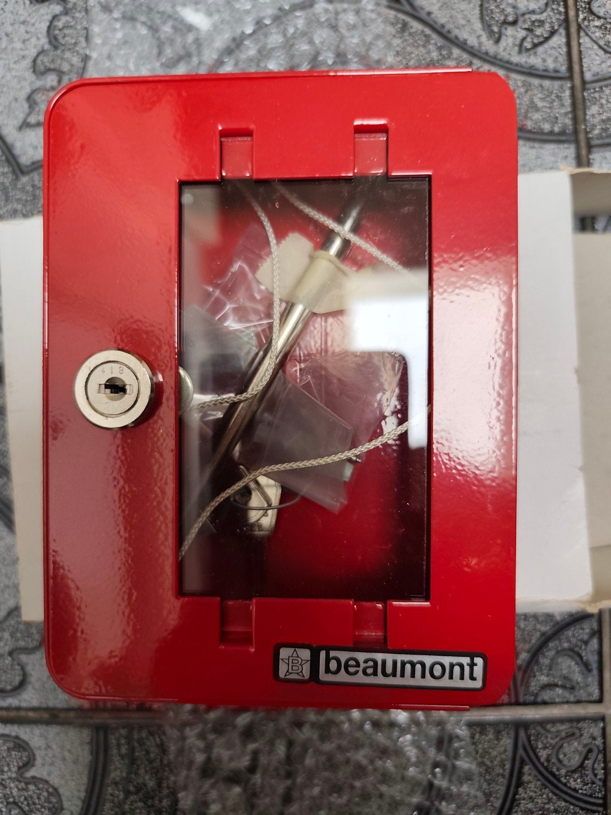 Noodsleutelkastje met Slagpen – Beaumont NK1 , NIEUW, Ophalen