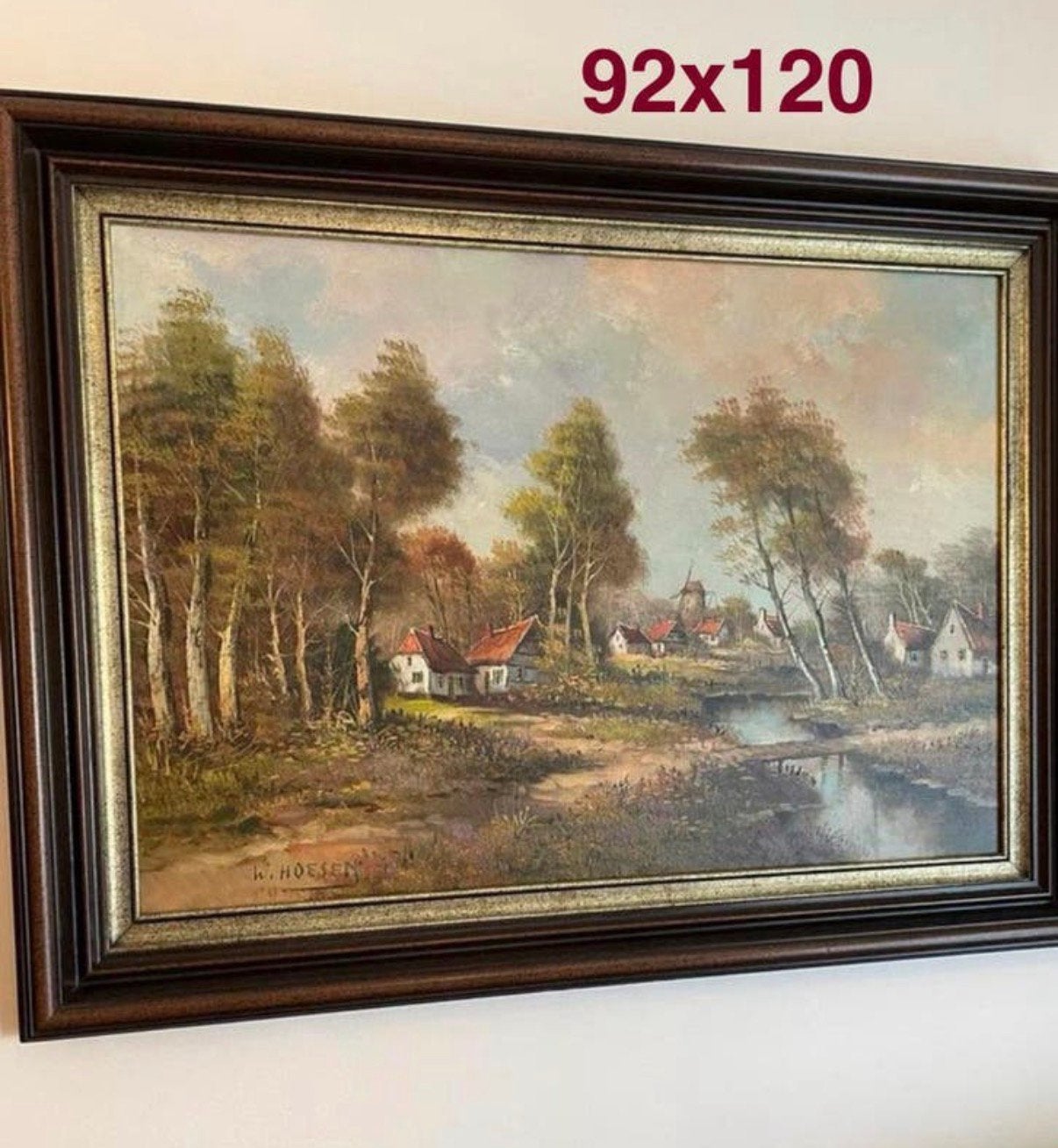 Schilderij landschap, Antiek en Kunst, Ophalen, Landschap