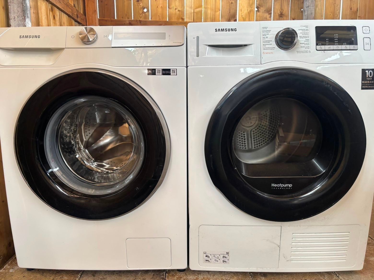 SAMSUNG WASMACHINE & DROOGKAST, Ophalen of Verzenden, Zo goed als nieuw