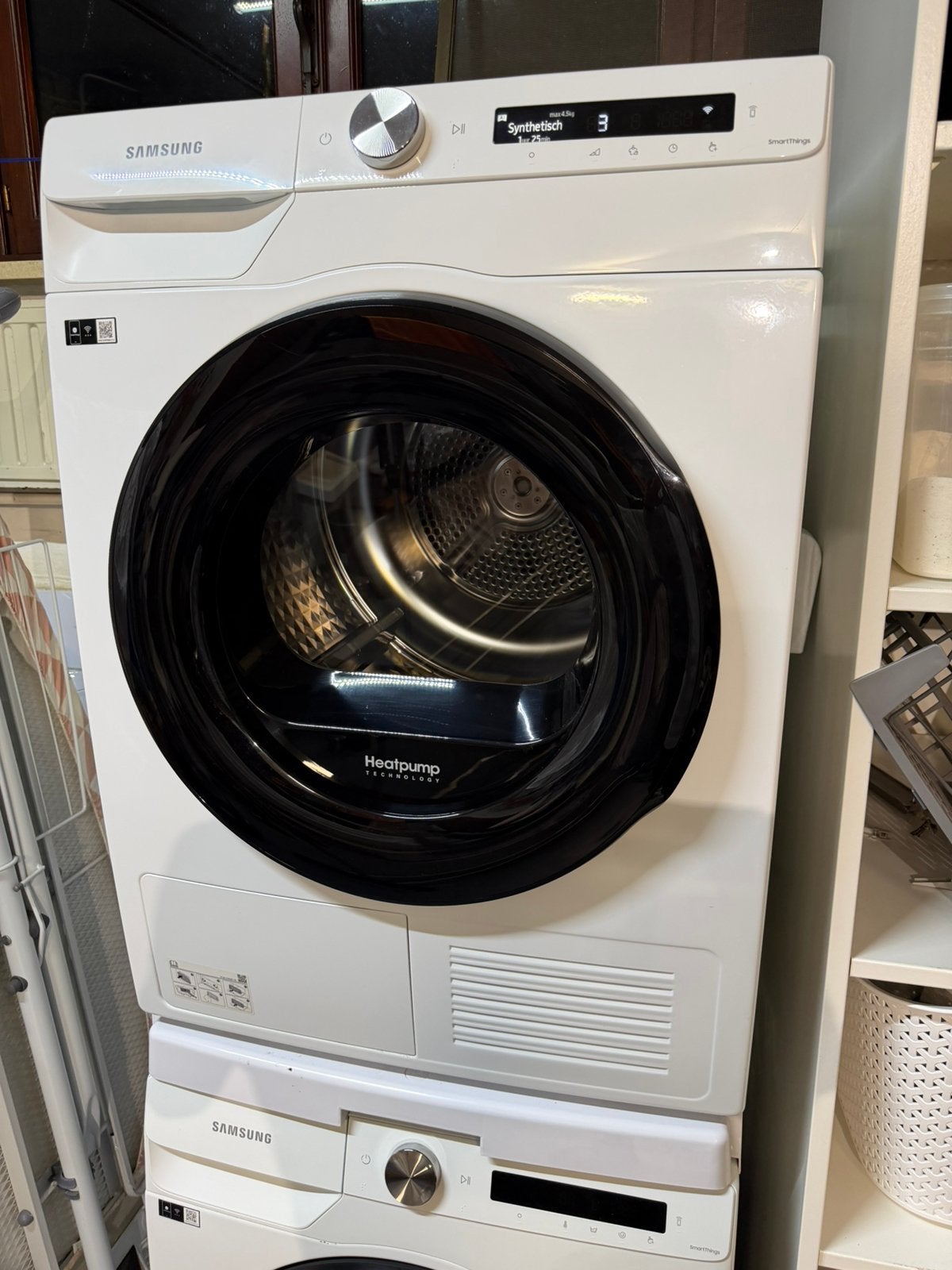 Samsung warmtepomp droogkast, Elektronische apparatuur, Droogkasten, Ophalen, Zo goed als nieuw