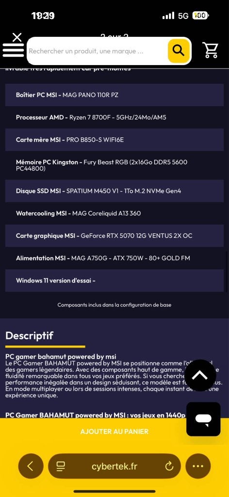 Pc gamer, Enlèvement