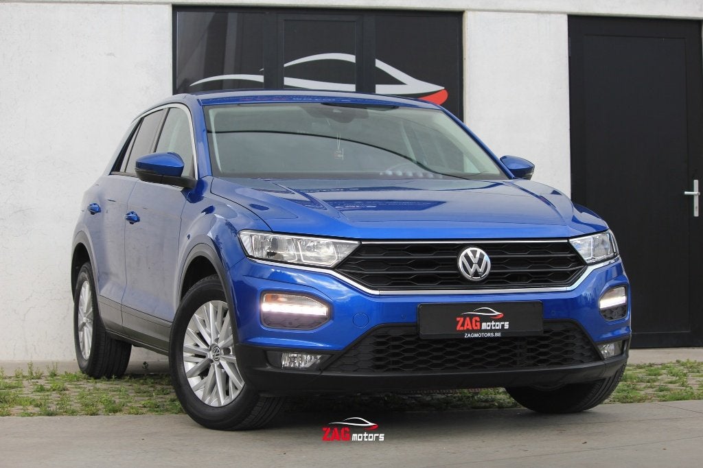 Volkswagen T-Roc 1.0 TSI | 58.000km | CarPlay | 1J Garantie, Auto's, Voorwielaandrijving, Blauw, 5 deurs, 1000 cc