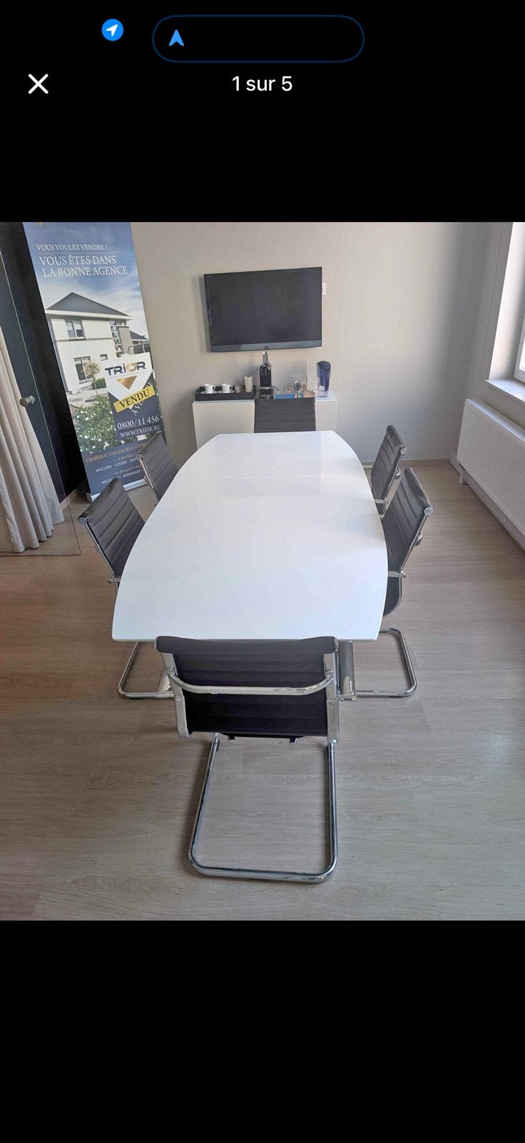 Magnifique salle à manger 6 chaises, Maison & Meubles, Tables | Tables à manger, Enlèvement, Comme neuf